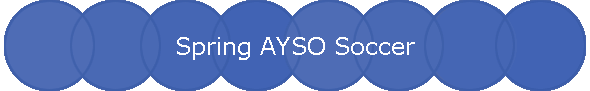 Spring AYSO Soccer