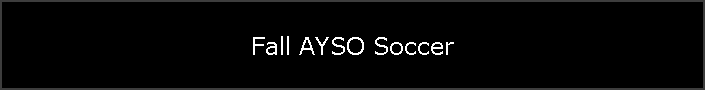 Fall AYSO Soccer