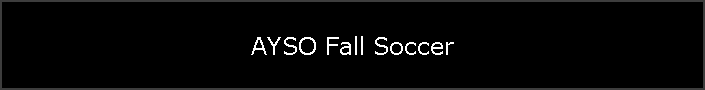 AYSO Fall Soccer