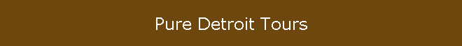 Pure Detroit Tours