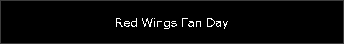 Red Wings Fan Day